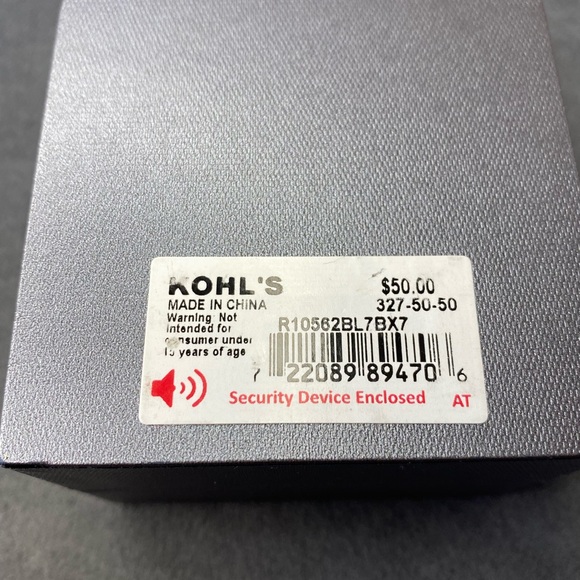 Primrose Sterling Silver Simulated Sapphire and Cubic Zirconia Ring Size 7 New - Picture 7 of 7